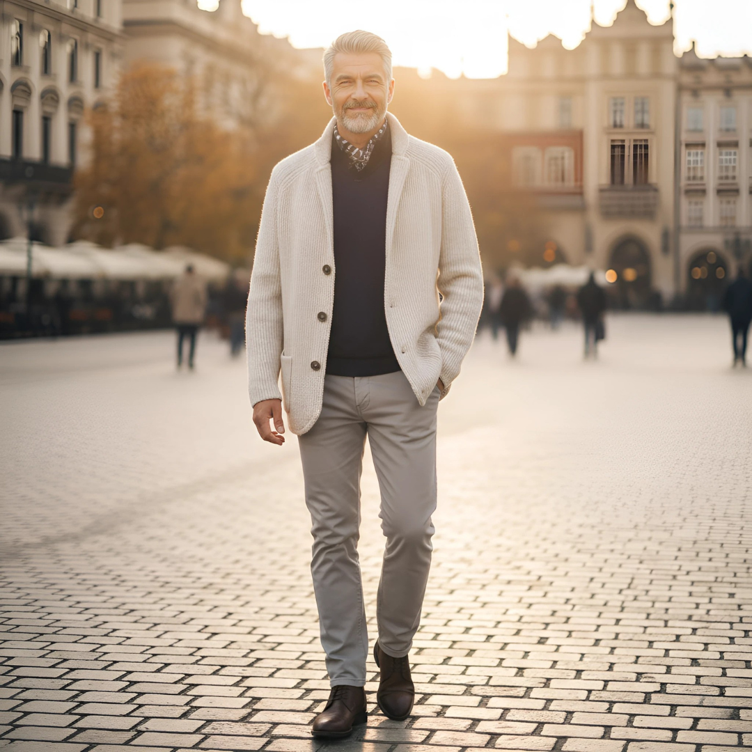 Feliks | Cardigan tricotat clasic în stil rafinat