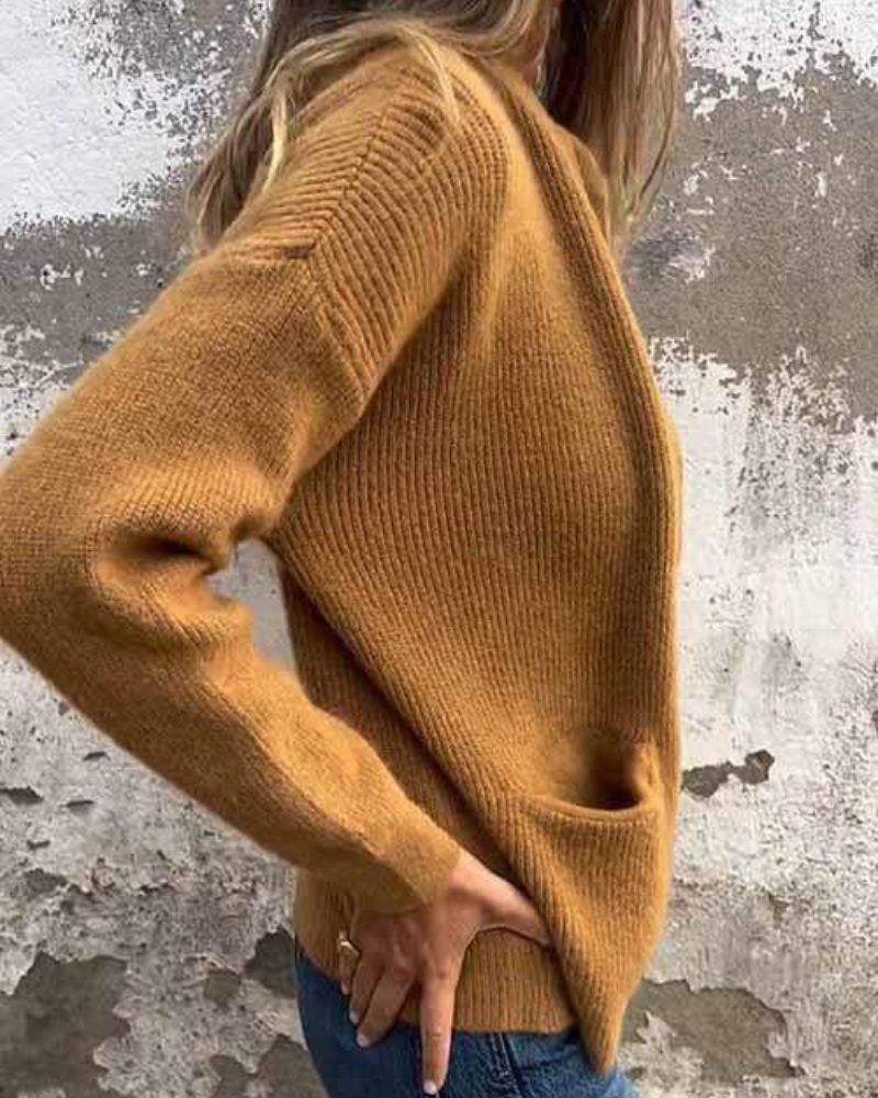 ZOYA | Cardigan cu fermoar pentru toamnă