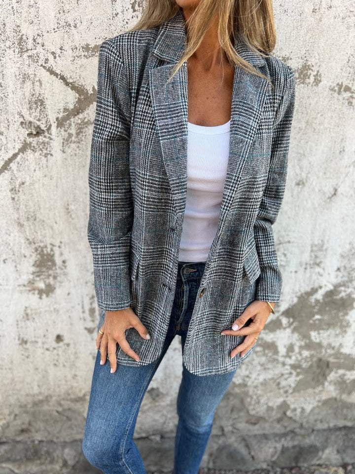 VIVI | Blazer cu Carouri Stilat