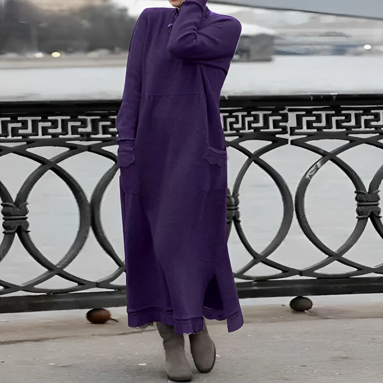 GRETA | Rochie confortabilă de iarnă