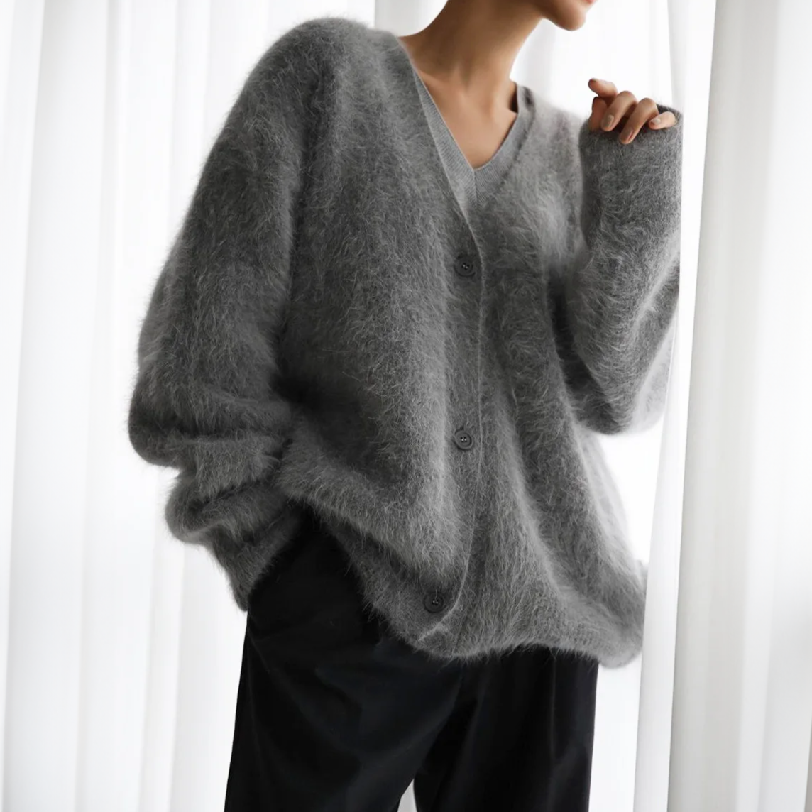 DHALIA | Cardigan elegant oversized