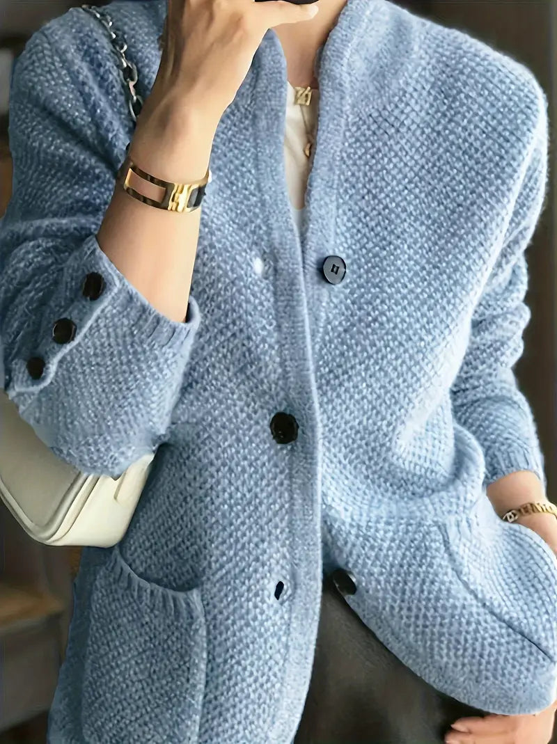 KLARINA | Cardigan Moale cu Nasturi