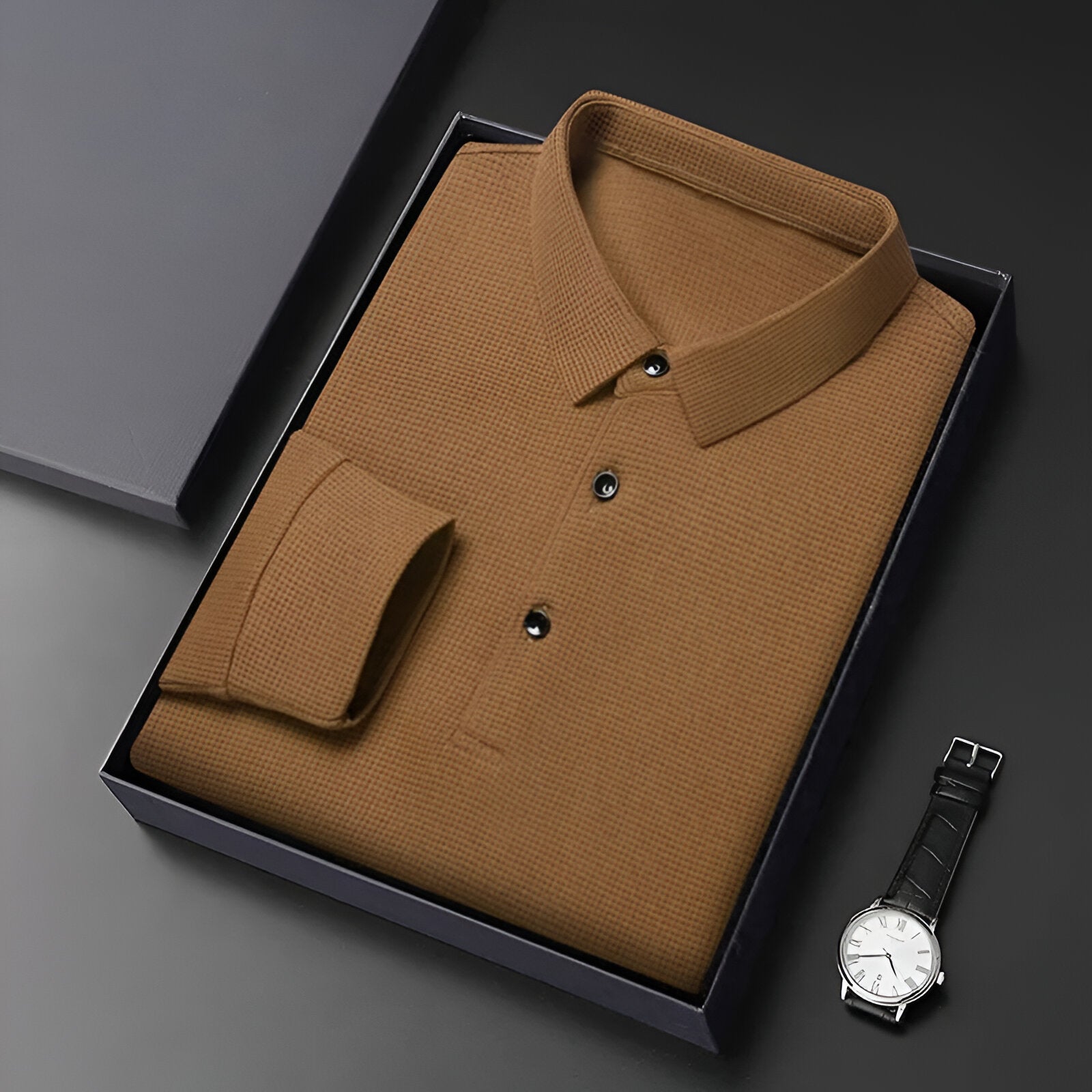 Brian™ | Polo de Lux cu Mâneci Lungi