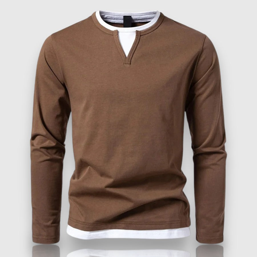 Patrick™ | Henley cu mânecă lungă